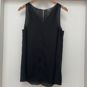 Chiffon looking simple black top